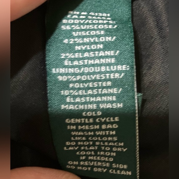 Ralph Lauren Black Lace Blouse - Picture 7 of 9